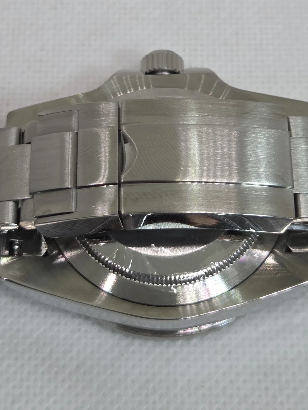 Custom 40mm Automatic Seiko Mod Watch NH35 Gray Submariner